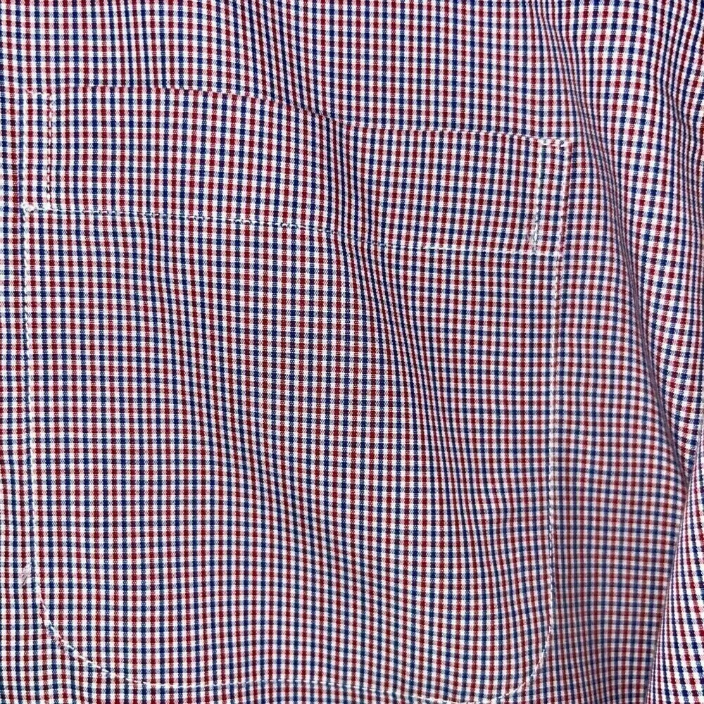 Brooks Brothers Regent Long Sleeve Button Up Dress Shirt Men 16/34 Red Plaid - Picture 2 of 8